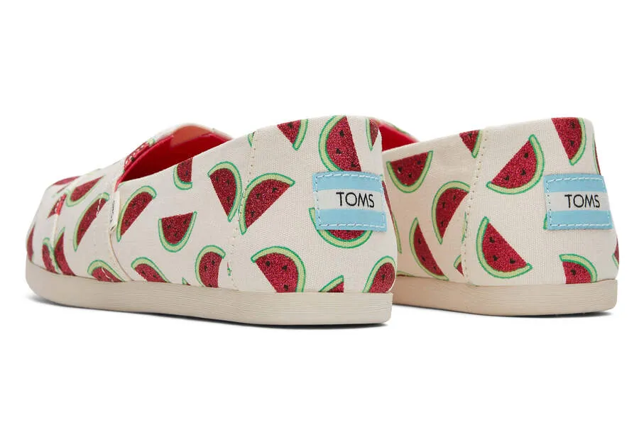 Alpargata Watermelon Glitter