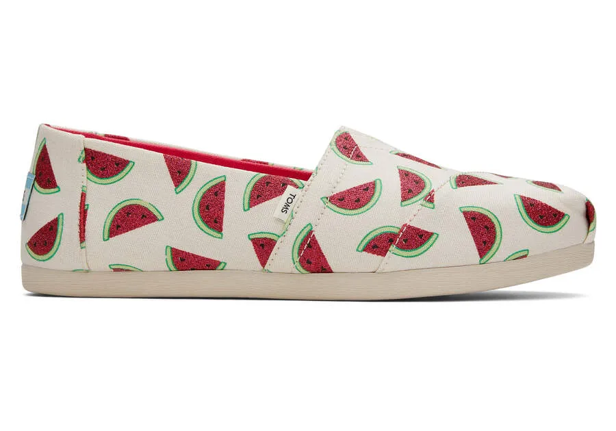 Alpargata Watermelon Glitter
