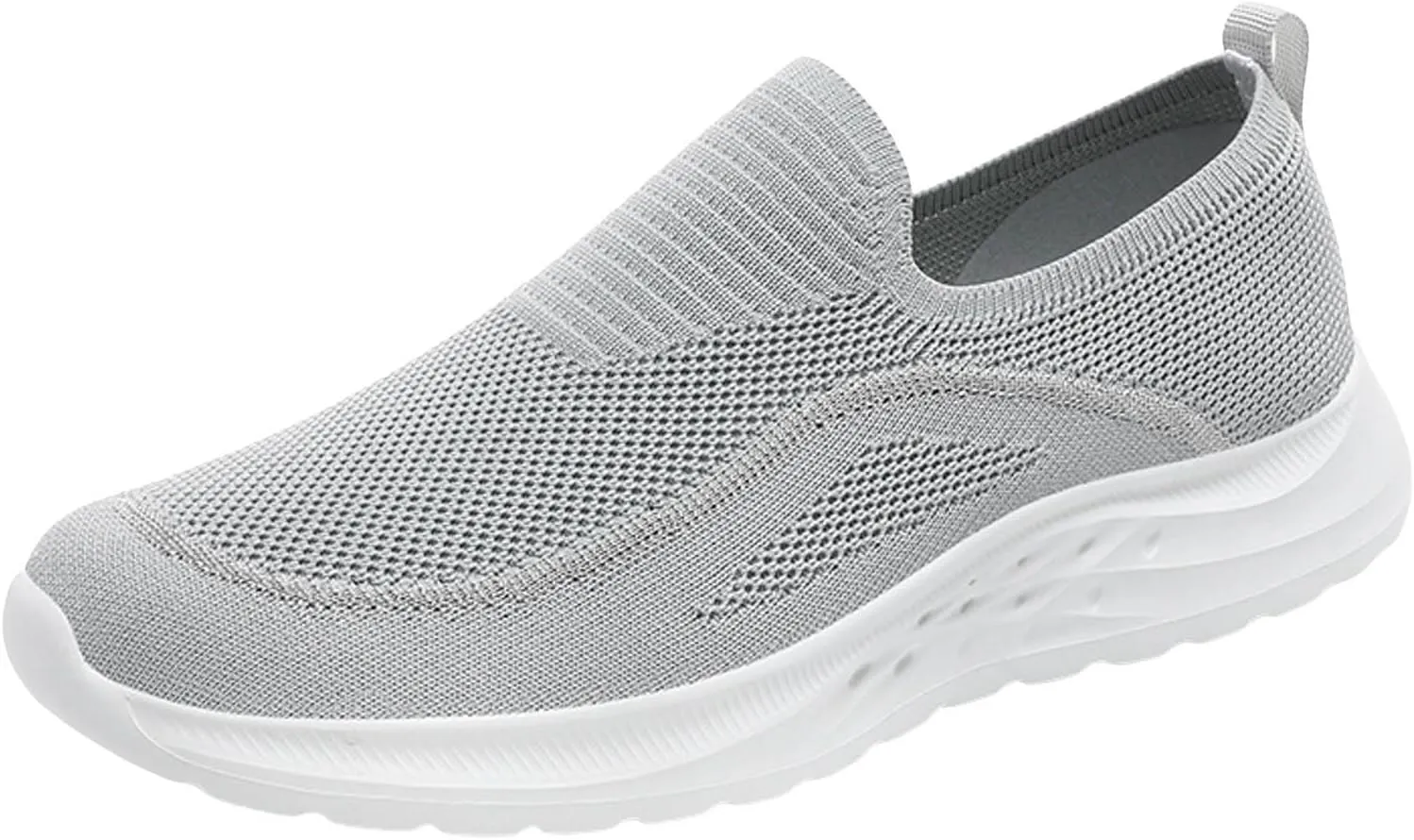 Arch Support Sports Shoes for Men Lightweight Cushion Sneaker Convenient Slip On Shoes Mens Sneaker Socks Low Cut