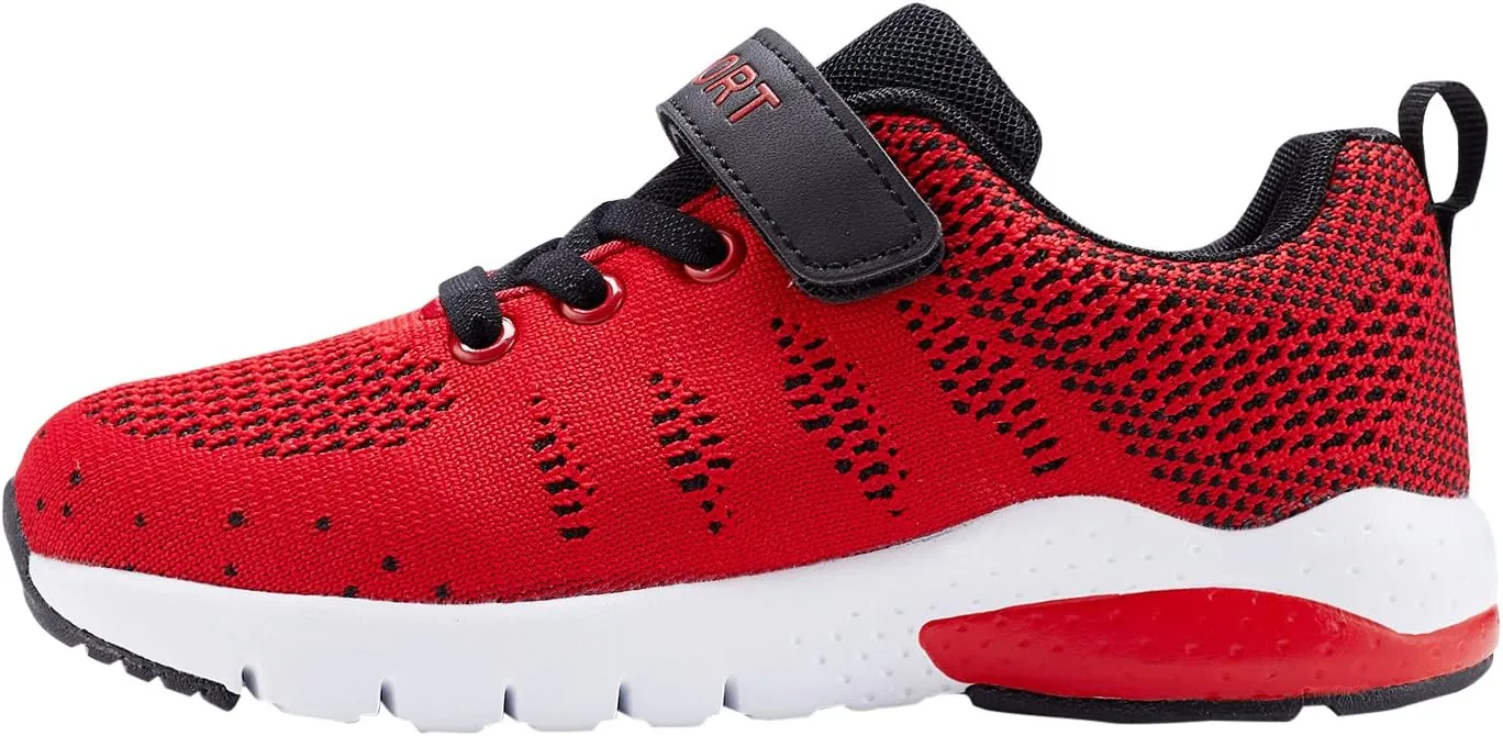 Caitin Kids Running Tennis Shoes Lightweight Casual Walking Sneakers for Toddler Little Big Boys and Girls