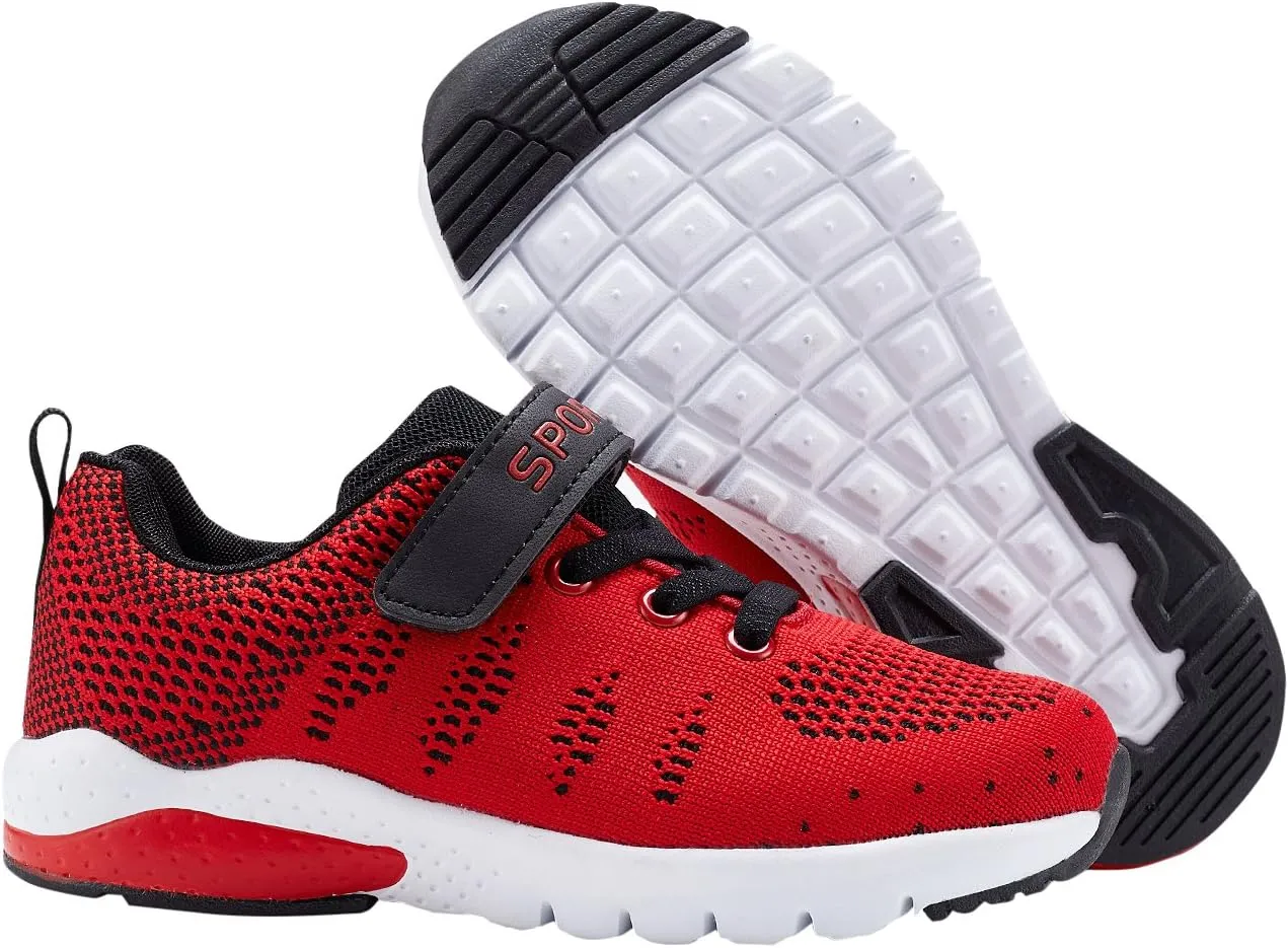 Caitin Kids Running Tennis Shoes Lightweight Casual Walking Sneakers for Toddler Little Big Boys and Girls