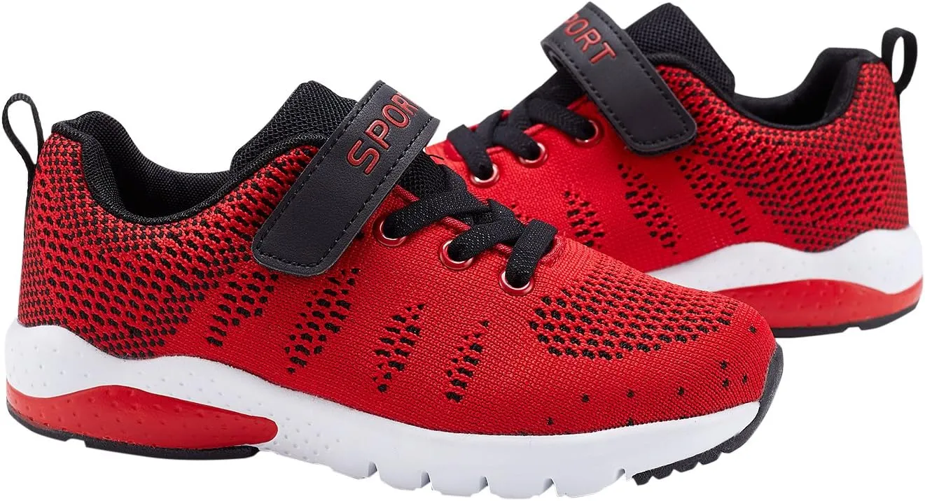 Caitin Kids Running Tennis Shoes Lightweight Casual Walking Sneakers for Toddler Little Big Boys and Girls