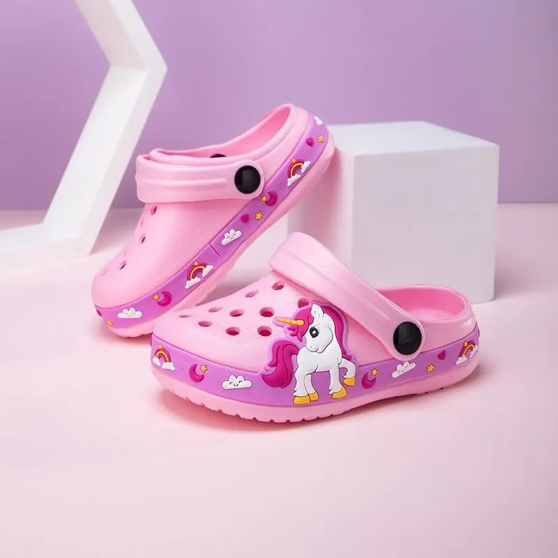 Children Garden Shoes Kids Boys Girls Cartoon Clogs Slippers Toddler Slip On Lightweight Beach Pool Sandals