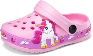 Children Garden Shoes Kids Boys Girls Cartoon Clogs Slippers Toddler Slip On Lightweight Beach Pool Sandals
