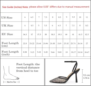 Closed Toe Ankle Strap Heels Women Pumps Pointed Toe Heeled Sandals for Women Stiletto Wedding Dress Shoes