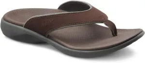 Dr. Comfort Collin Men's Supportive Orthotic Sandals Chocolate - 9 Medium-wide