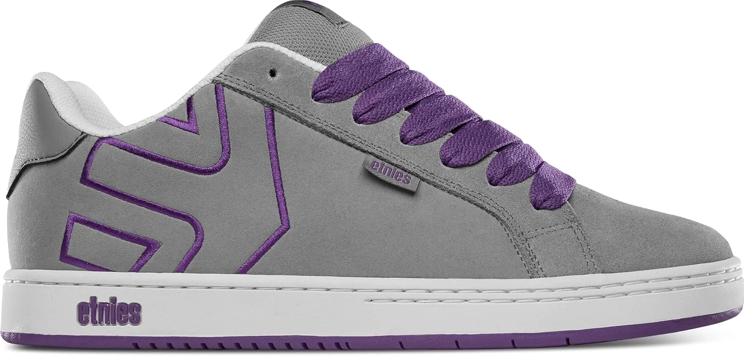 Etnies Men's Low-Top Sneakers Skate Shoe, Grey Purple, 5.5