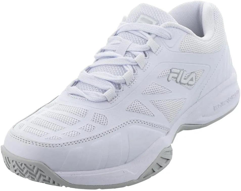 Fila Kids Boys Axilus Lace Up Tennis Sneakers Shoes - White - Size 6 M