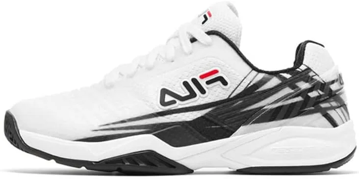 Fila Womens Axilus 2 Energized Tennis Sneakers Shoes - Black, White - Size 11 M