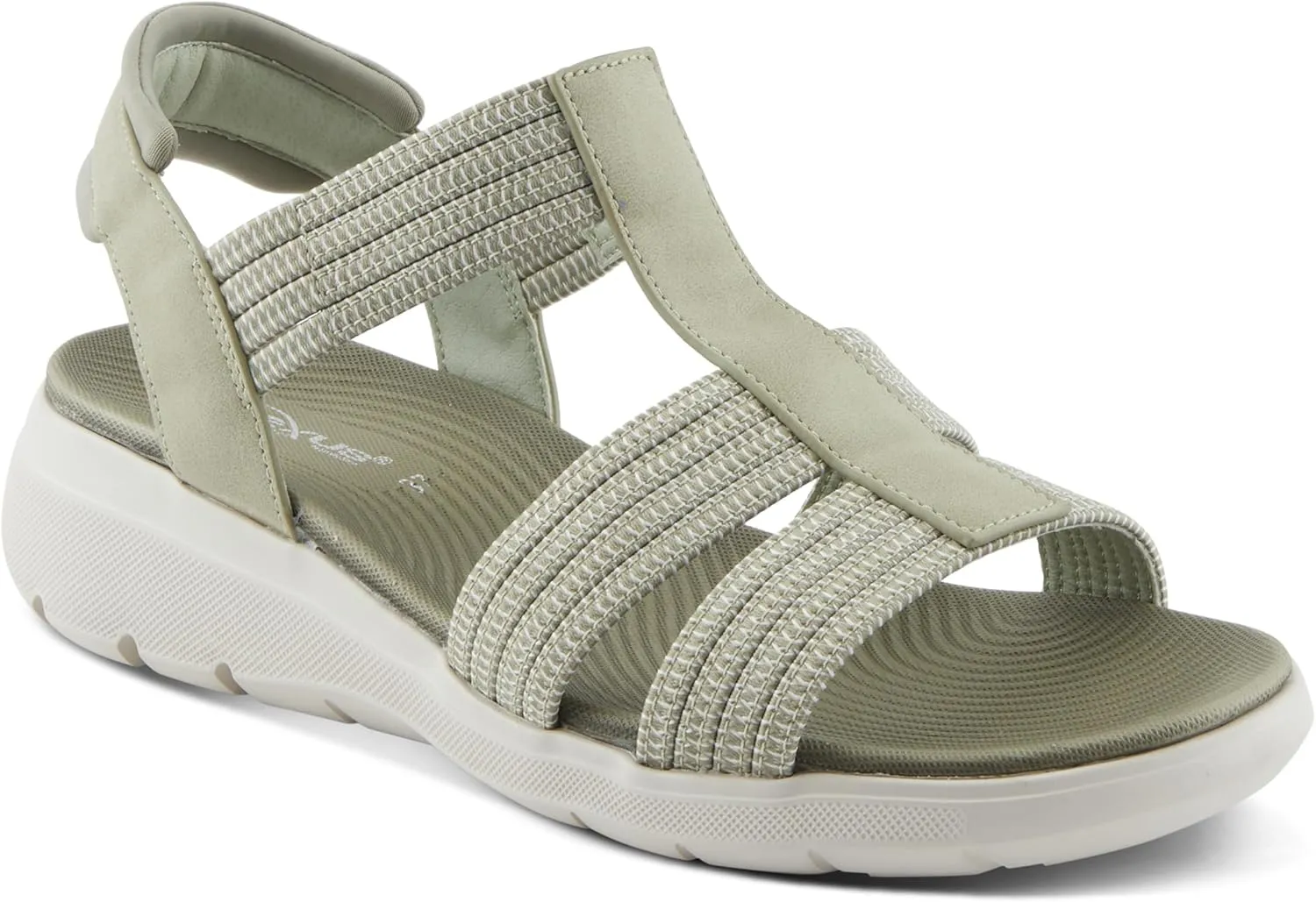Flexus Women's CARDONA Ankle Strap Sandals – Comfortable Multi-Strap Design with Arch Support and Shock-Absorbent Outsole