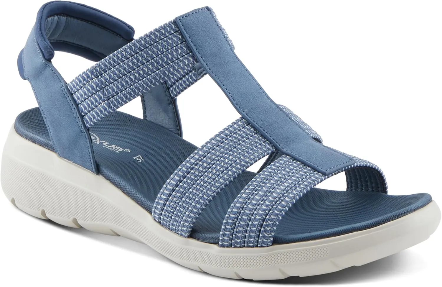 Flexus Women's CARDONA Ankle Strap Sandals – Comfortable Multi-Strap Design with Arch Support and Shock-Absorbent Outsole