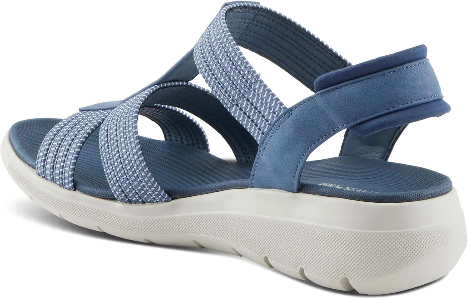 Flexus Women's CARDONA Ankle Strap Sandals – Comfortable Multi-Strap Design with Arch Support and Shock-Absorbent Outsole