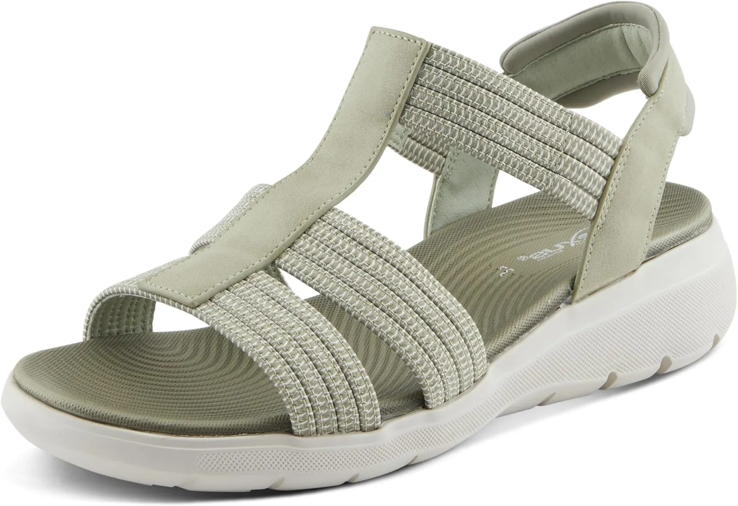 Flexus Women's CARDONA Ankle Strap Sandals – Comfortable Multi-Strap Design with Arch Support and Shock-Absorbent Outsole