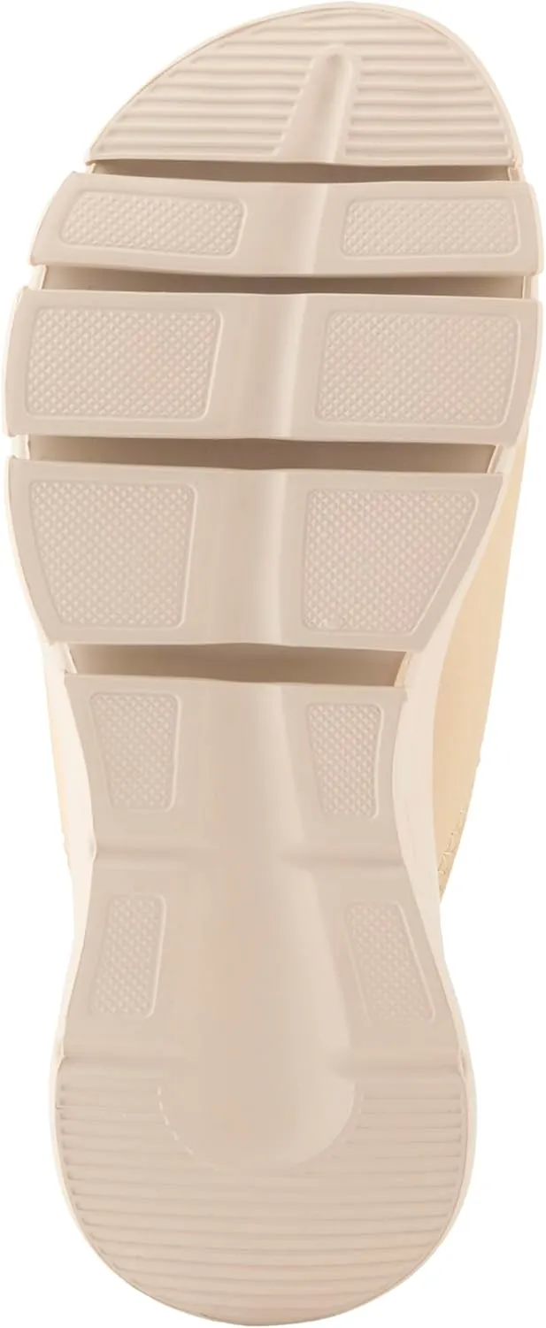 Flexus Women's HALEY Slides – Lycra Slip-On Sandals with Cushioned Footbed and Sporty EVA Outsole