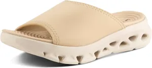 Flexus Women's HALEY Slides – Lycra Slip-On Sandals with Cushioned Footbed and Sporty EVA Outsole