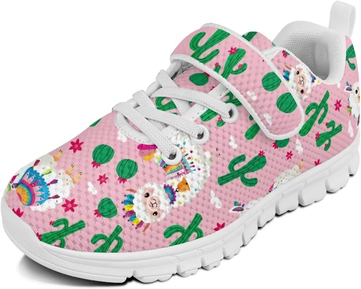 Girls Boys Lightweight Strap Sneakers Non-Slip Running Athletic Shoes High Top Barefoot Shoes Walking Sneakers