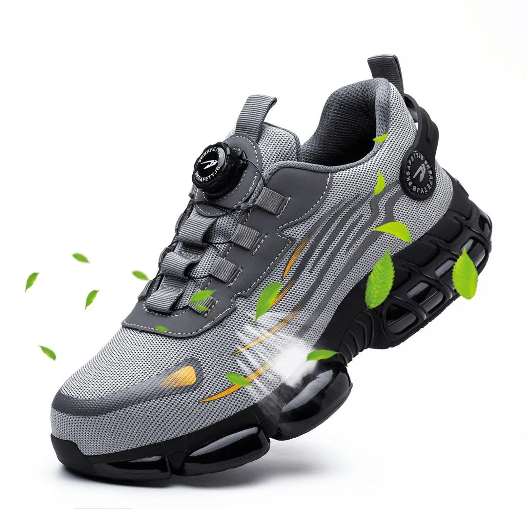 Hard Toe Lightweight Wear-Resistant Work Sneakers