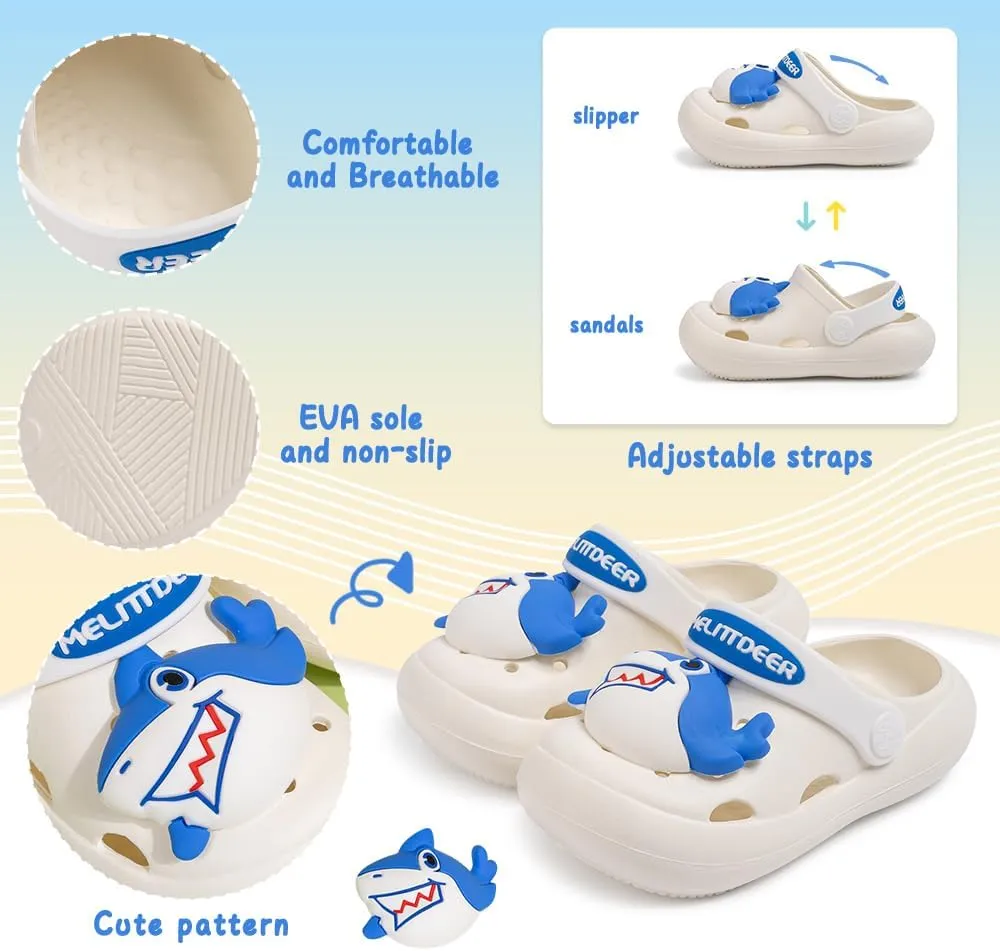Infant Toddler Boys Girls Cute Garden Water Clogs Slip On Sandals Slides Lightweight Slipper Outdoor Summer Swimming Pool Infant Children Beach Pool Shoes