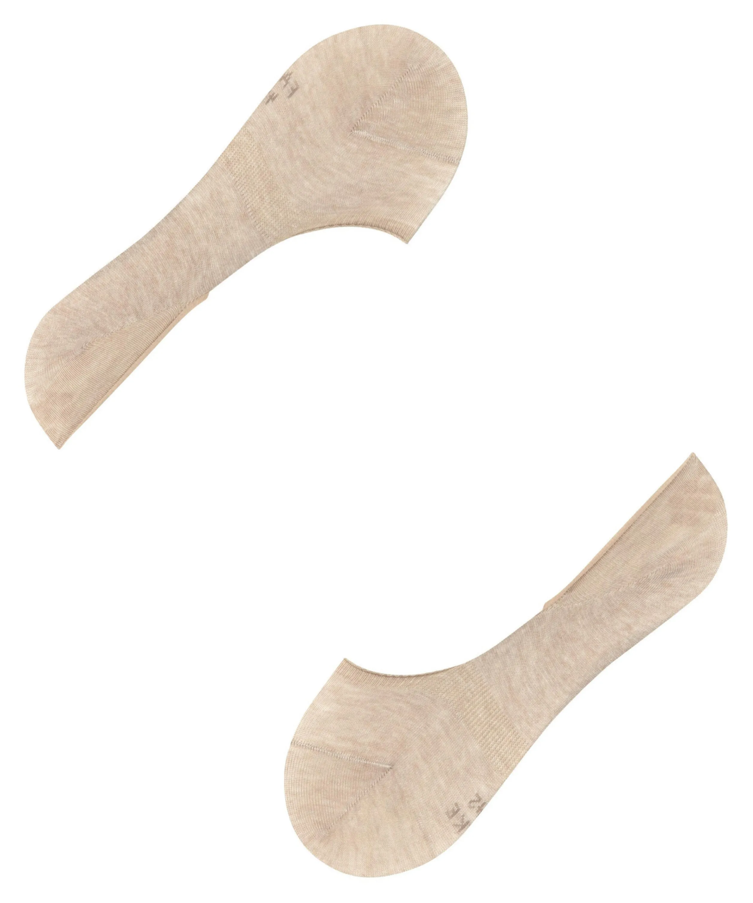 INVISIBLE MEDIUM CUT STEP BEIGE SOCKS