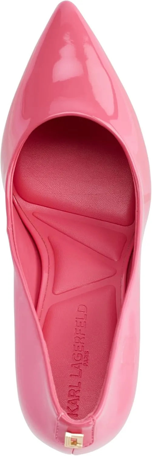 Karl Lagerfeld Paris Women's Cushioned Insole Evening Royale-High Pump