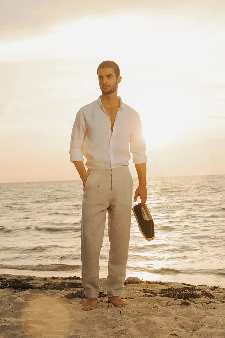 Leather espadrilles