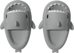 Menore Kids Shark Cloud Slides | Boys Girls Toddlers Pillow Slippers | Cute Cartoon Open Toe Sandals | Cushioned Thick Sole Shower Water Shoes Indoor & Outdoor