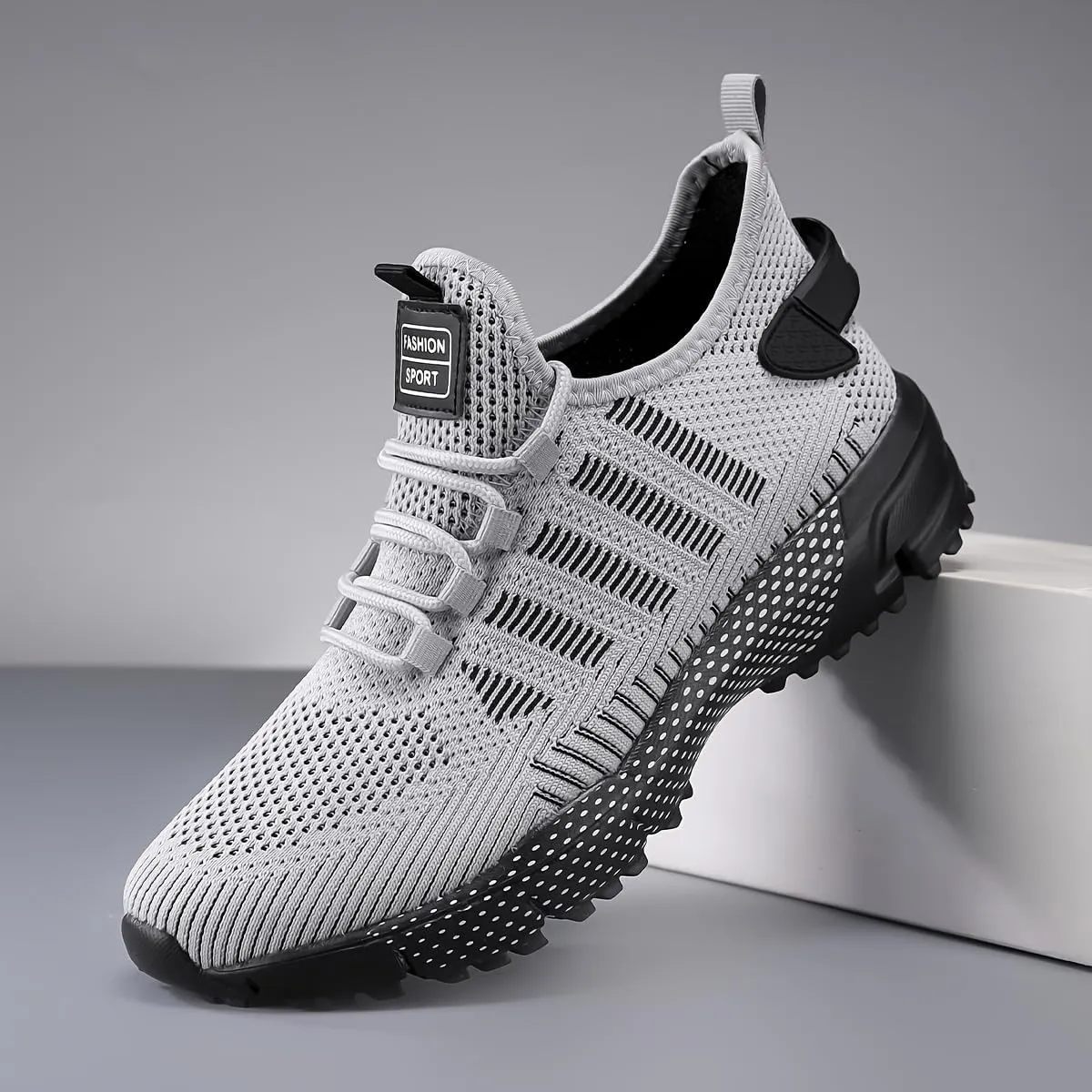 Men's Breathable Non-Slip Sneakers for Spring/Summer - Lightweight Casual Shoes for Outdoor Activities, Jogging & Park Workouts