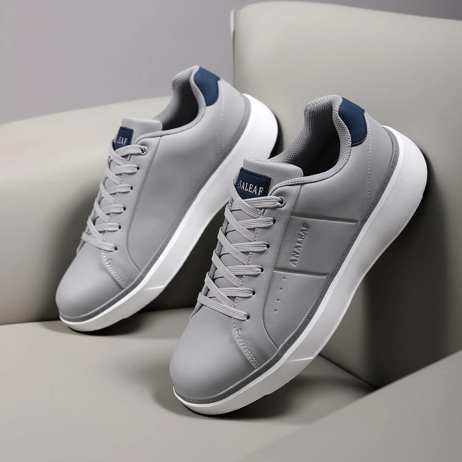 Mens Casual Shoes Fashion Dress Sneakers Lightweight Comfortable Lace-up Shoes