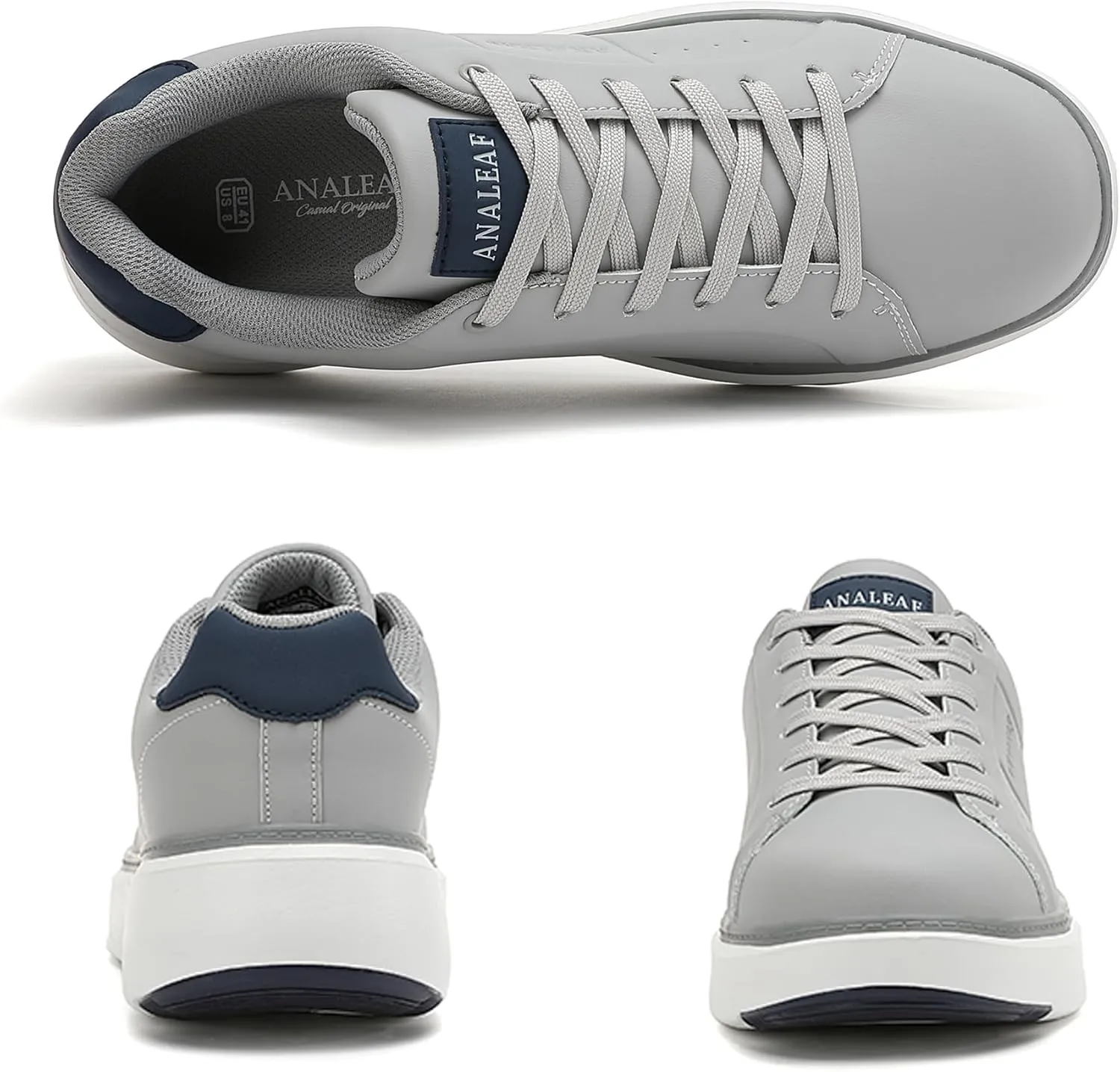 Mens Casual Shoes Fashion Dress Sneakers Lightweight Comfortable Lace-up Shoes