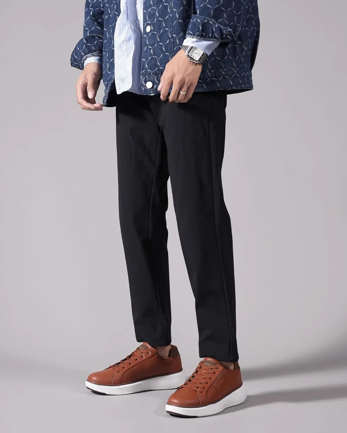 Mens Casual Shoes Fashion Dress Sneakers Lightweight Comfortable Lace-up Shoes