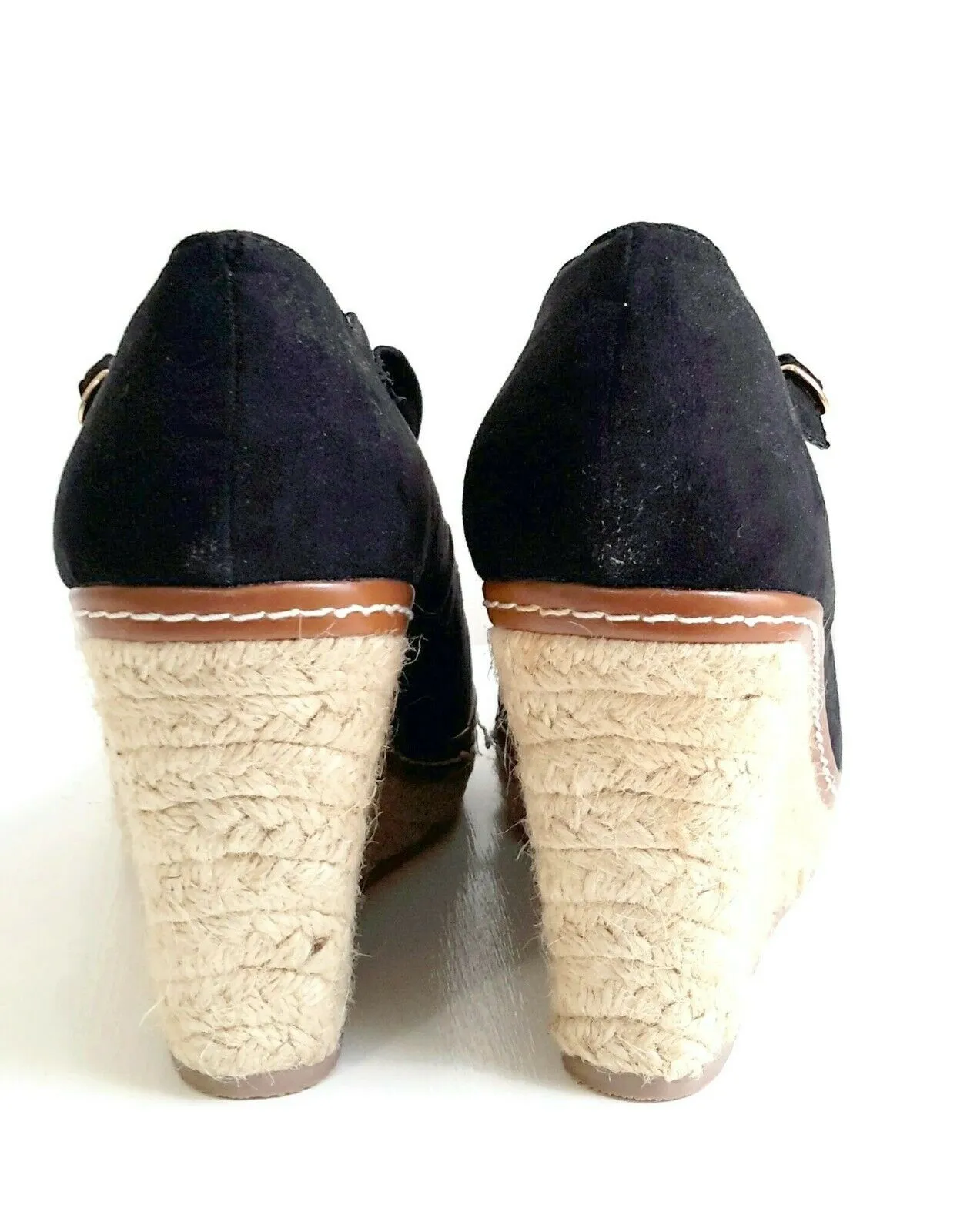 New Modcloth "You Know the Espadrille Wedge in Black", Size 10, Originally $49.99