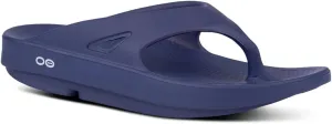 OOFOS OOriginal Sport Unisex Slide Sandals - Lightweight Recovery Footwear Reduces Stress on Feet, Joints & Back Machine Washable (Navy, US Men's Size 8/Women's Size 10)
