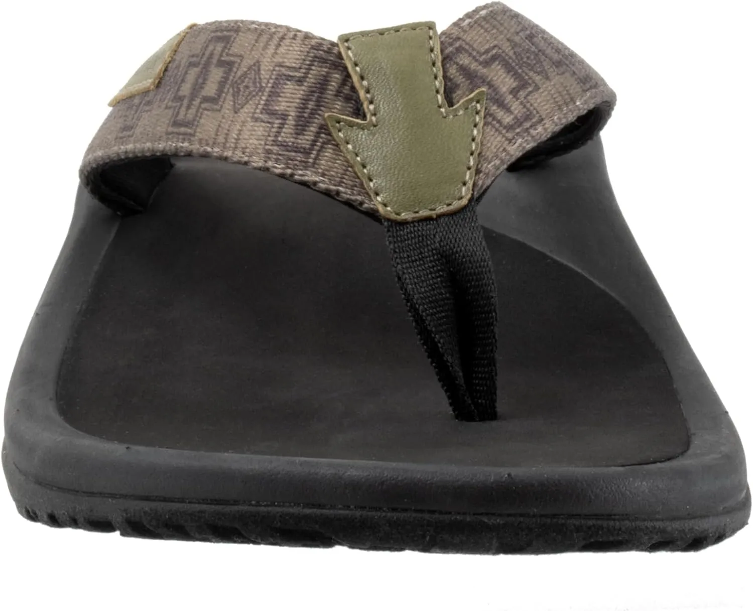 PENDLETON Men's Sandals with Cushioned EVA Insole Pattern, Microfiber Lining, Flexible Rubber Sole, 1/2" Heel