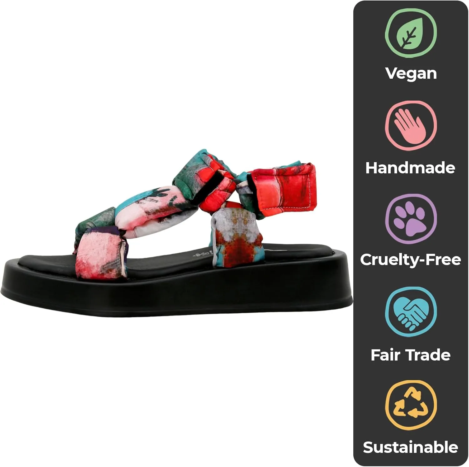 Platform Sandals Women - Vegan and Handmade Summer Sandals for Women