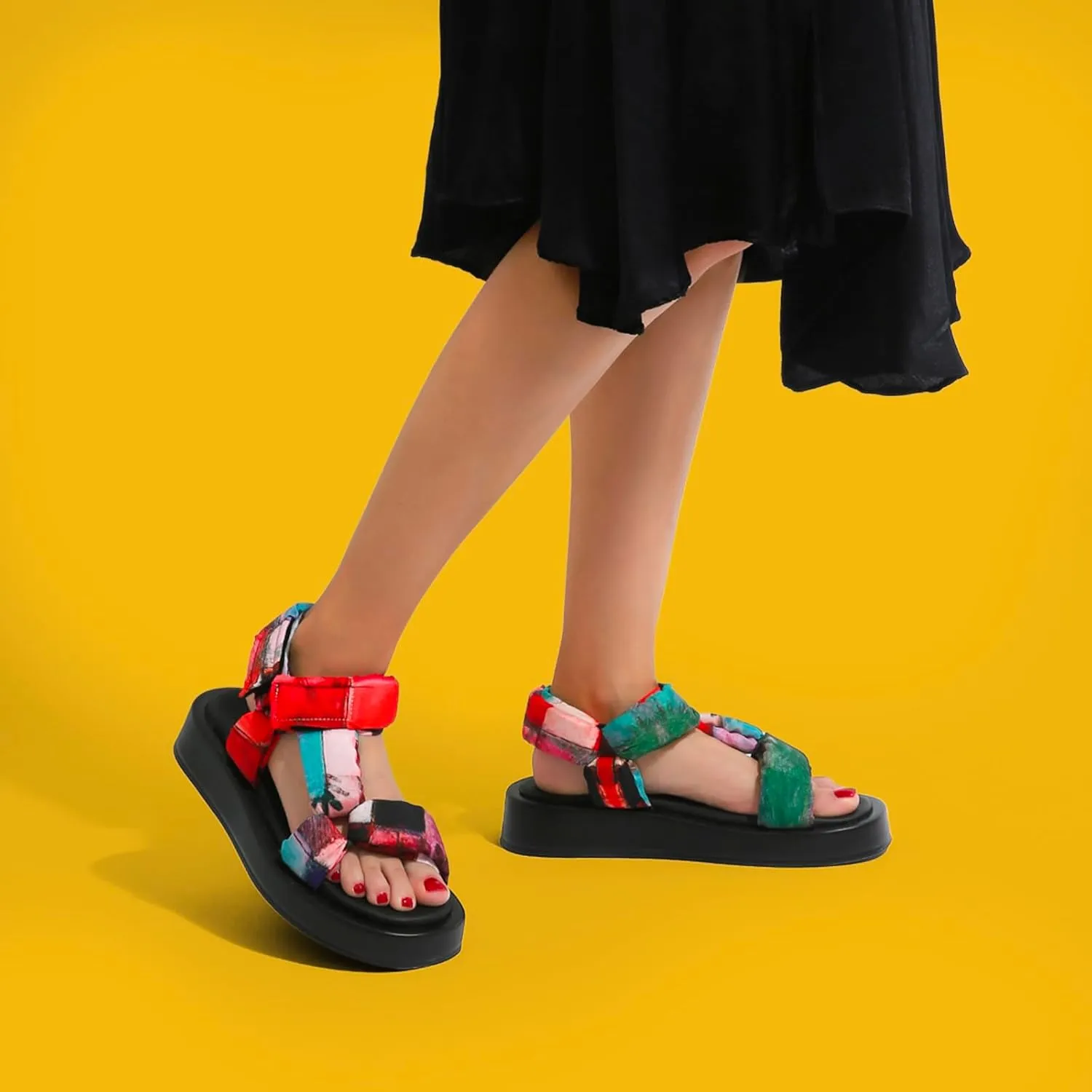 Platform Sandals Women - Vegan and Handmade Summer Sandals for Women