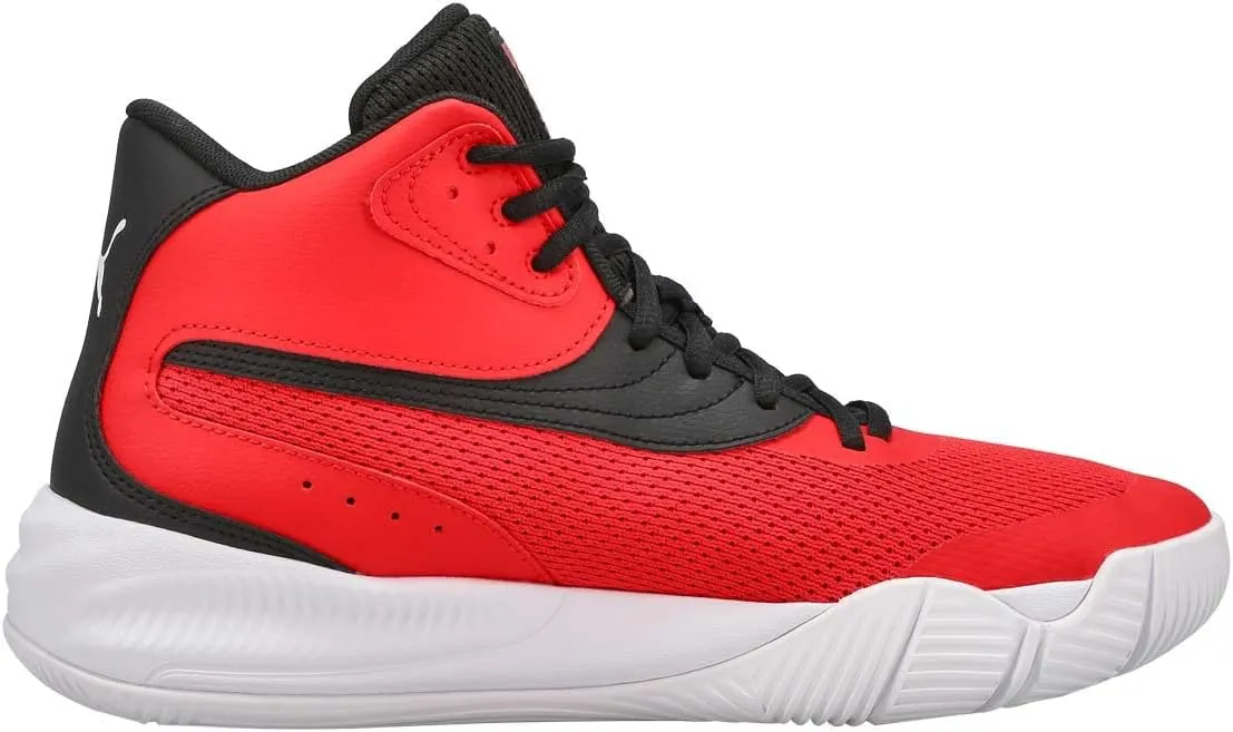 Puma Mens Triple Mid Basketball Sneakers Shoes - Red