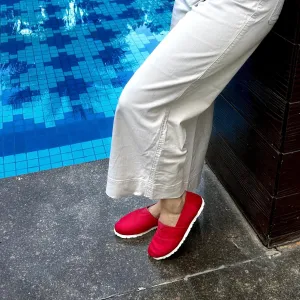 Red Casual Canvas Shoes