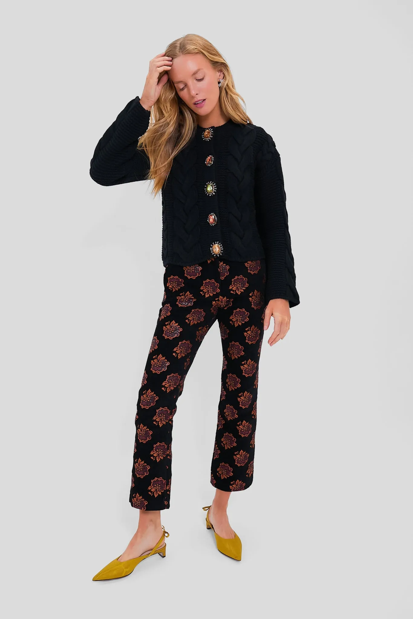 Rosette Jacquard 24/7 Pants
