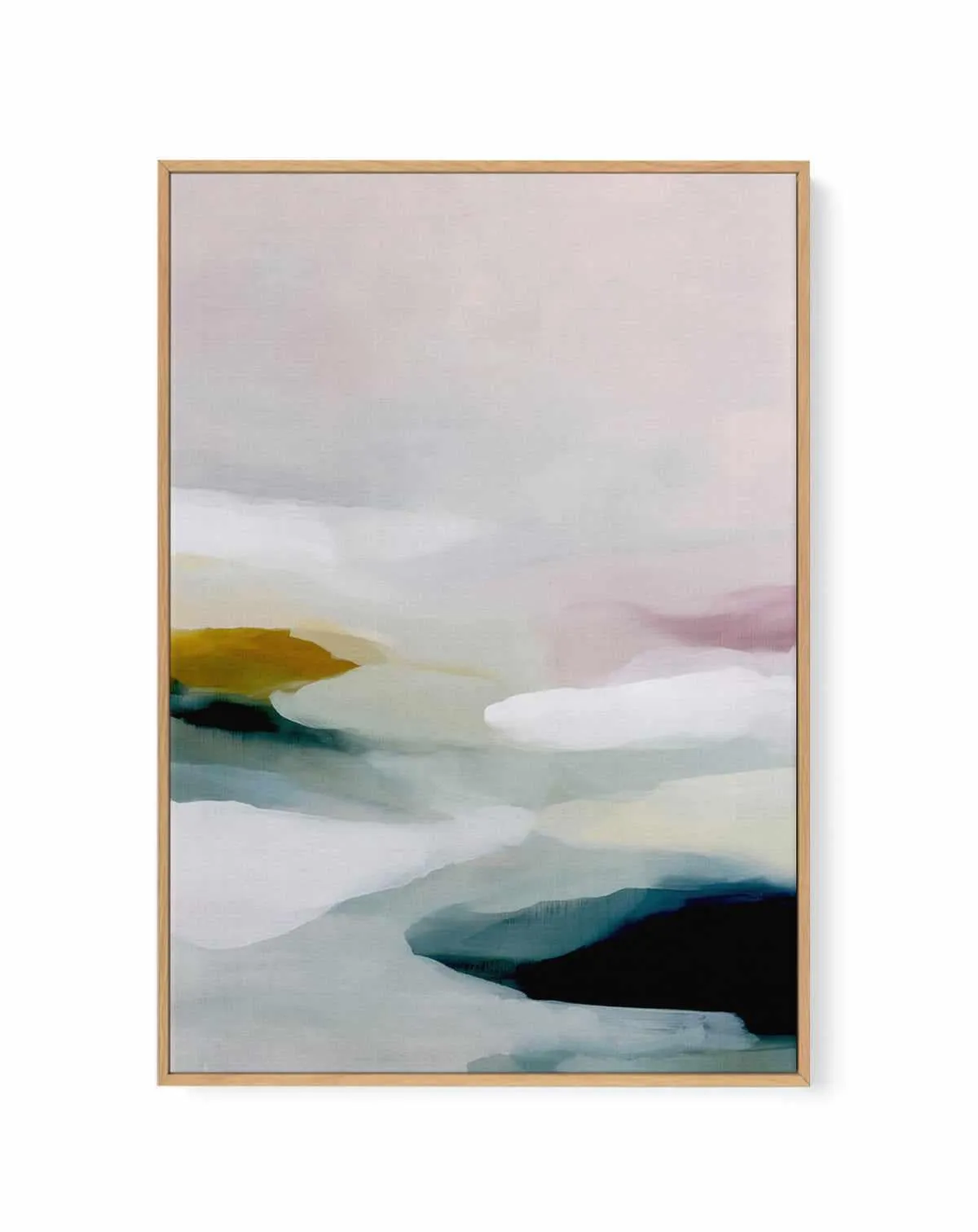 Salt Flats | Framed Canvas Art Print
