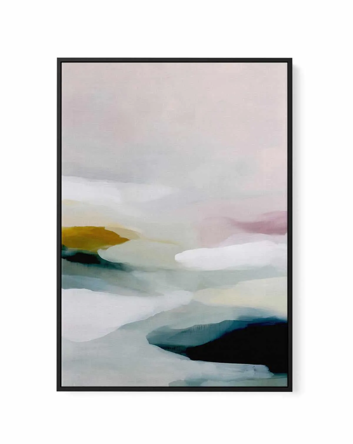 Salt Flats | Framed Canvas Art Print