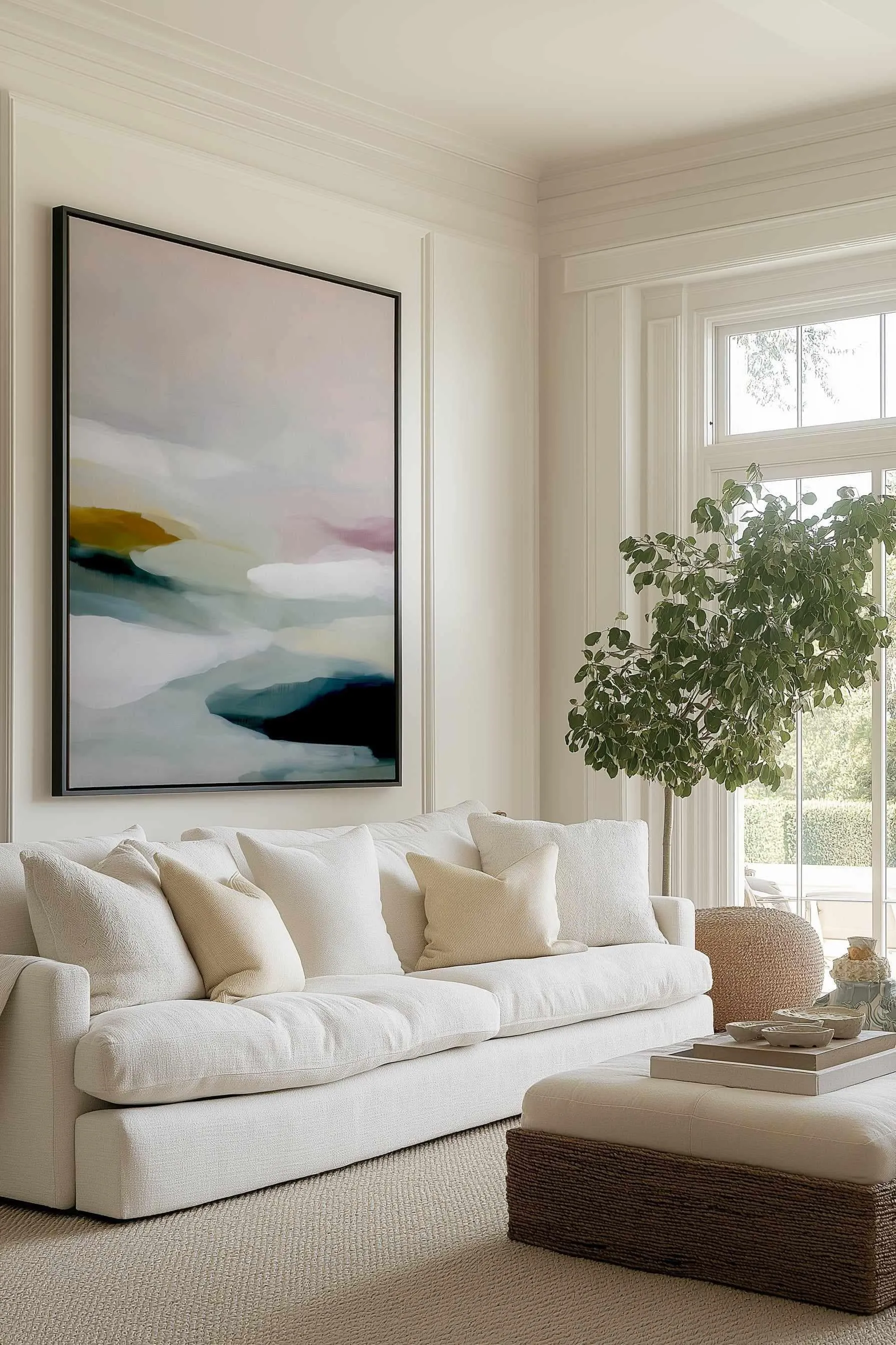 Salt Flats | Framed Canvas Art Print