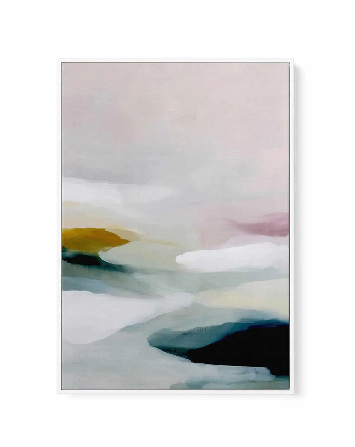 Salt Flats | Framed Canvas Art Print