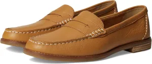 Sperry Women's Seaport Penny Loafer, Tan, 11