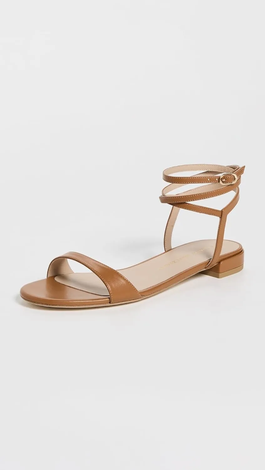 Stuart Weitzman Women's Nudist Wrap Sandals