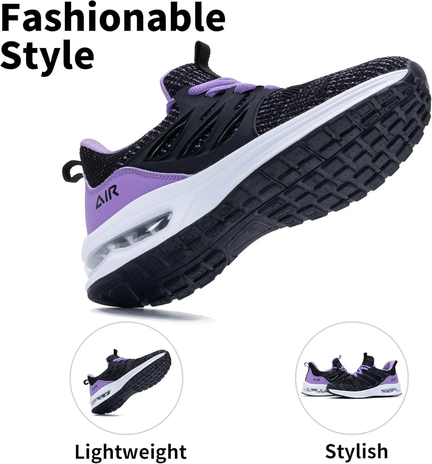 SURRAY Womens Tennis Shoes Slip on Walking Running Sneakers Comfortable Lightweight Gym Sports Workout Footwear US 5.5-11