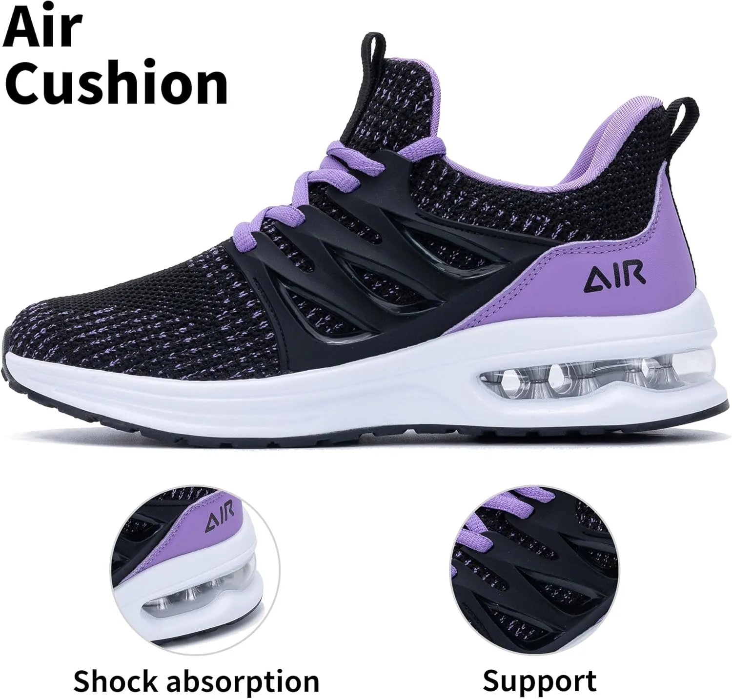 SURRAY Womens Tennis Shoes Slip on Walking Running Sneakers Comfortable Lightweight Gym Sports Workout Footwear US 5.5-11