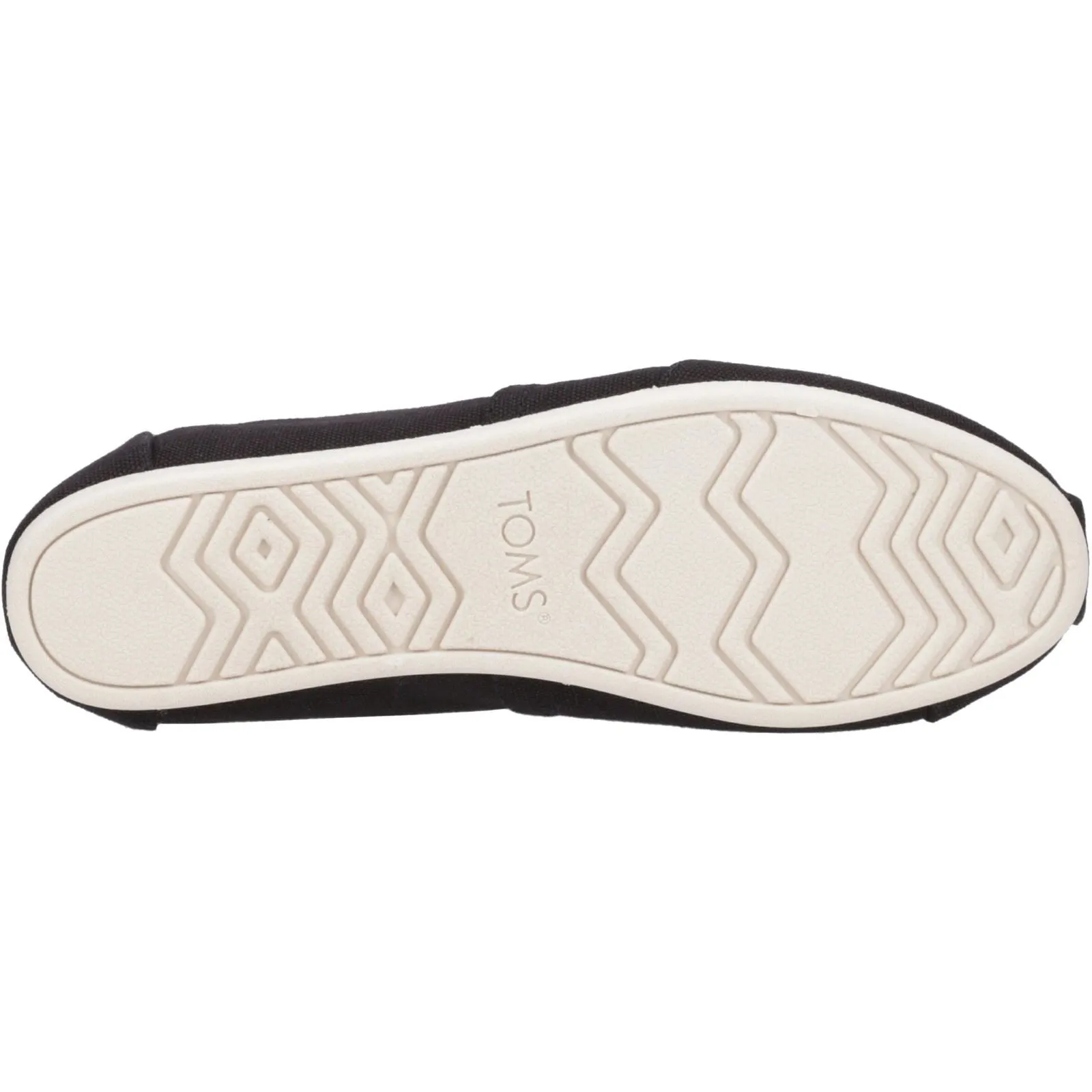 TOMS Alpargata 100% Cotton Women's Black Espadrilles