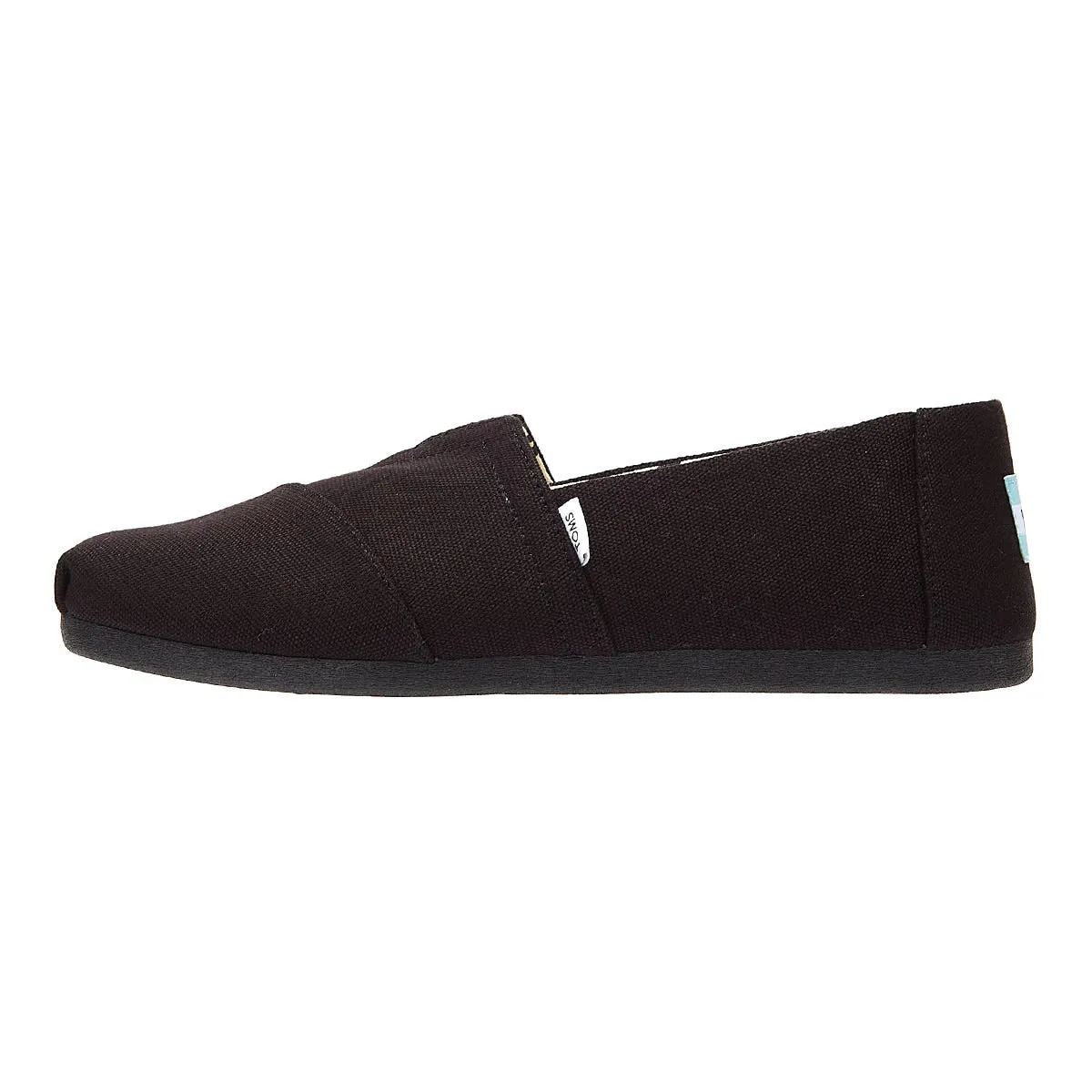 TOMS Alpargata Cotton Canvas Mens Black / Black Espadrilles