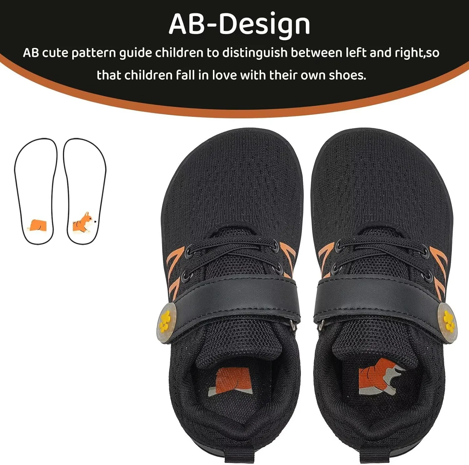 WateLves Toddler Shoes Little Kids Boys Girls Wide Barefoot Shoes Minimalist Walking Sneakers Breathable Lightweight Fit Naturally Zero Drop Sole