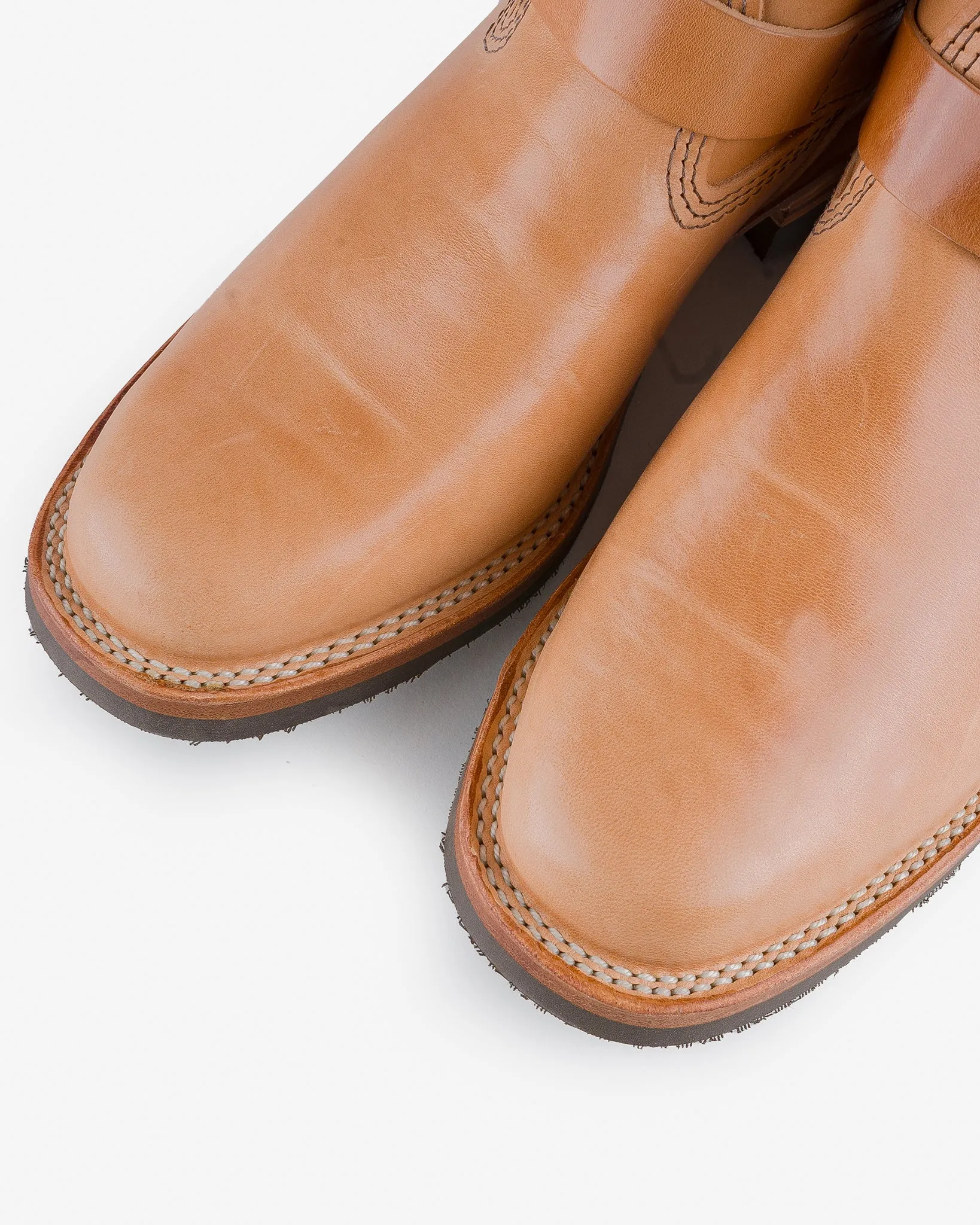 Wesco® - 10" Horsehide  Engineer Boot - Natural. The "Mister Lou"